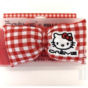 Hello Kitty Red Gingham Bow Hair Clip
